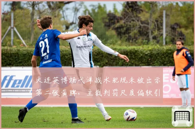 大连英博杨弋洋战术犯规未被出示第二张黄牌，主裁判罚尺度偏软引两队不满
