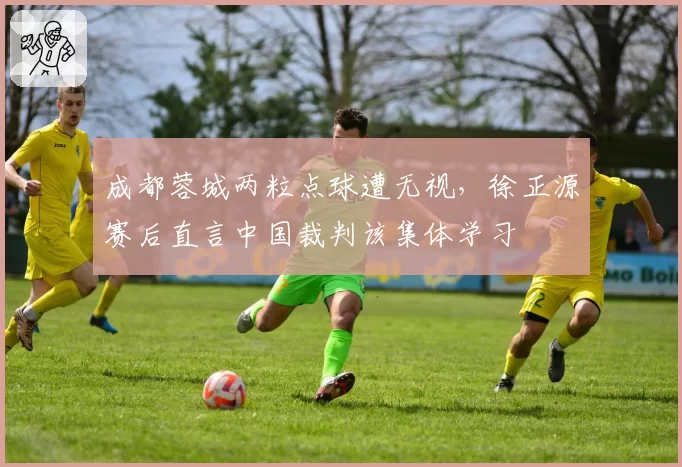 成都蓉城两粒点球遭无视，徐正源赛后直言中国裁判该集体学习